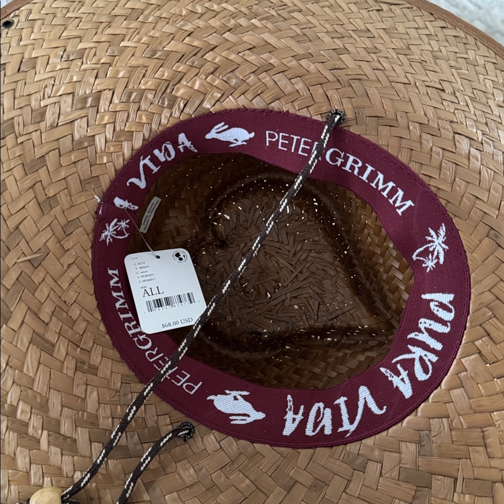 Free People Heart Crown Wide Brim Lifeguard Hat NWT - Picture 7 of 7